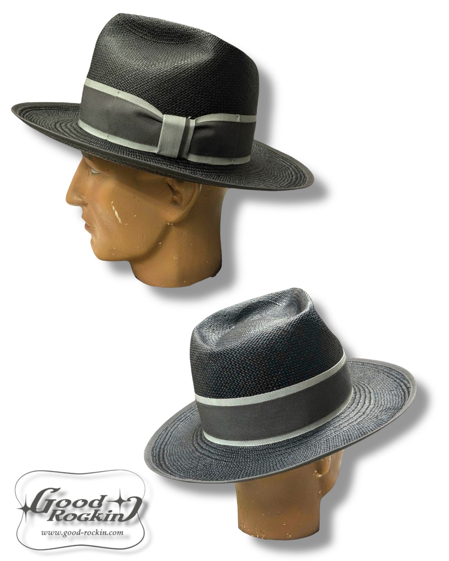 Special Order Panama Hat "HAND SHAPE CROUWN TRAD STYLE" CLH-007BK