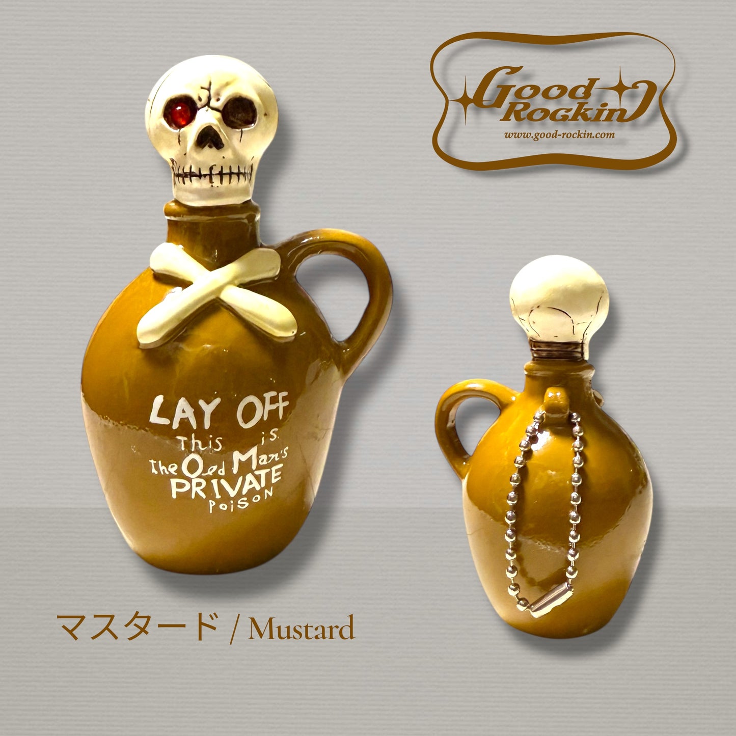Vintage Style "Mini Poison Bottle key ring"/ビンテージスタイル"ミニポイズンボトルキーリング"