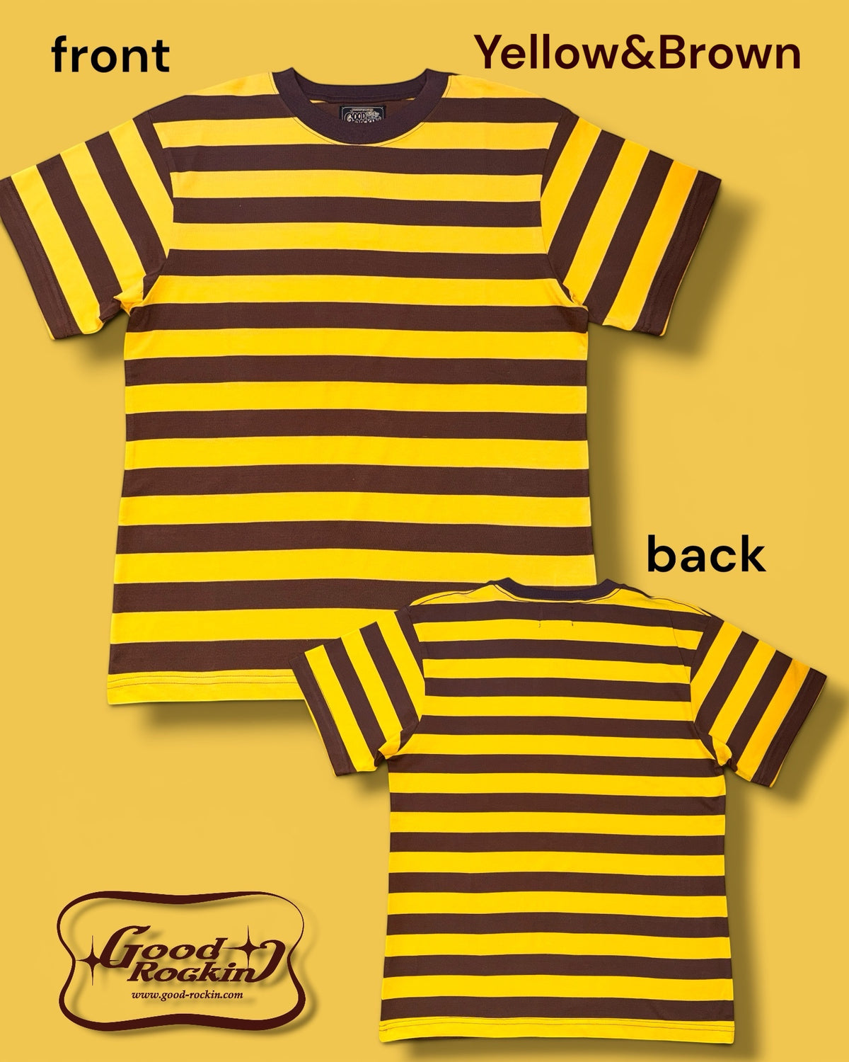 Short Sleeve Tee「Rockin' Stripe」/半袖Tシャツ「ロッキンストライプ」