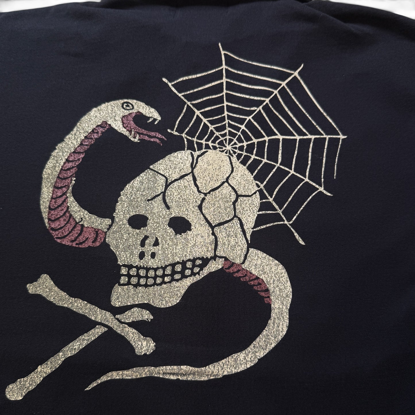 Cotton Coach Jacket「VINTAGE Skull&Snake」/コットンジャージコーチジャケット「VINTAGE Skull&Snake」