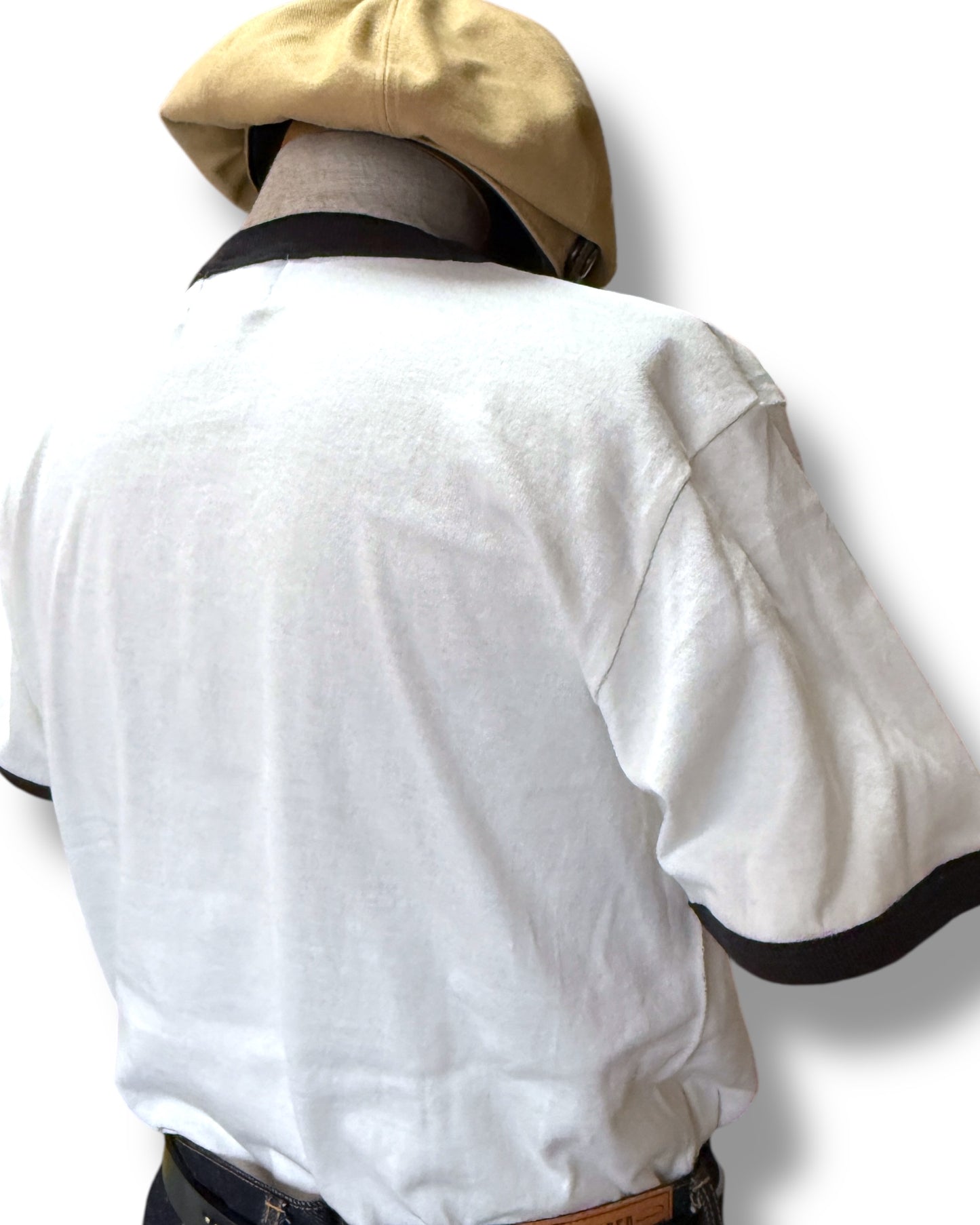 Short Sleeve Trim Tee Shirt "LUCKY SKULL RING"/トリムTシャツ"ラッキースカルリング"