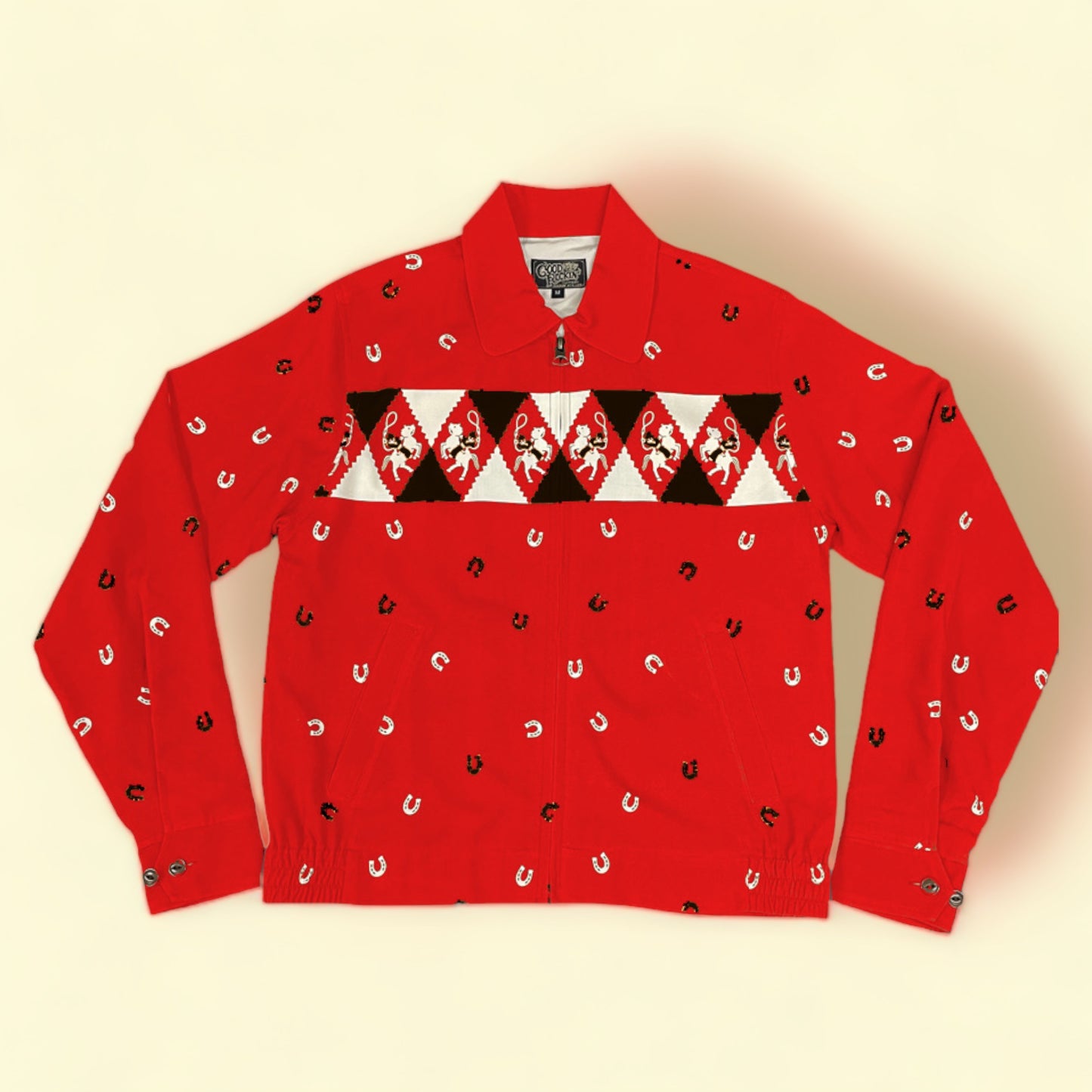 Shirt Jacket "Vintage Style Rodeo" Red