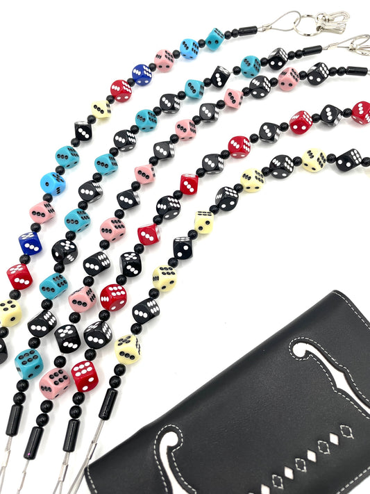 Color Dice Wallet Chain 2tone＆Mix/ツートン＆MIXカラーダイスウォレットチェーン