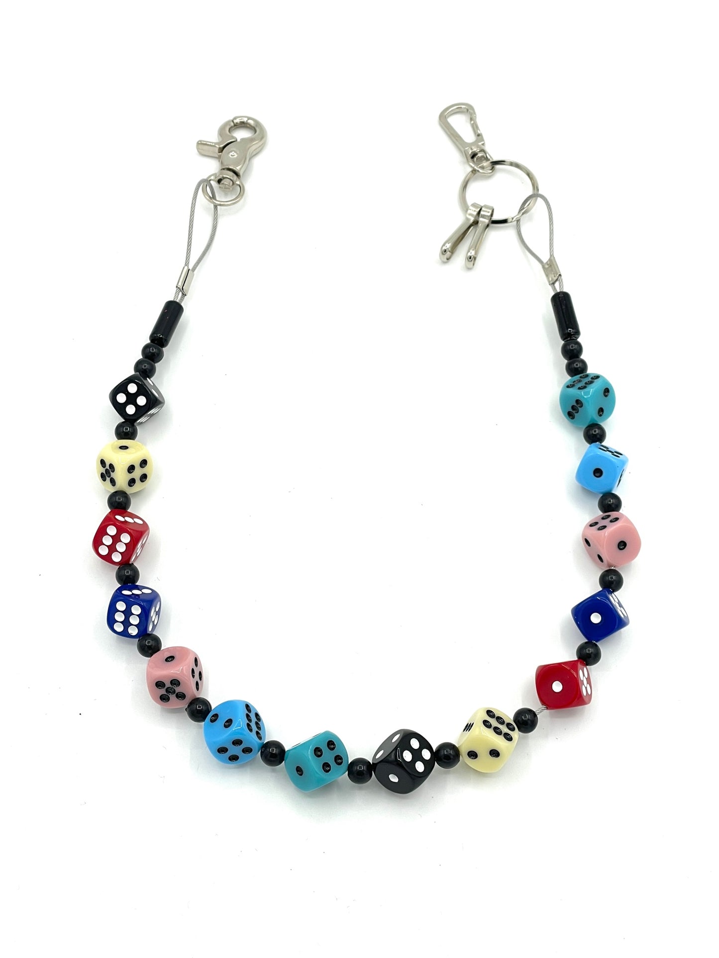 Color Dice Wallet Chain 2tone&Mix/ツートン&MIXカラーダイスウォレットチェーン