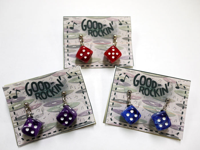 Pierce Swing MARBLE DICE/マーブルダイススウィングピアス – GOOD ROCKIN'