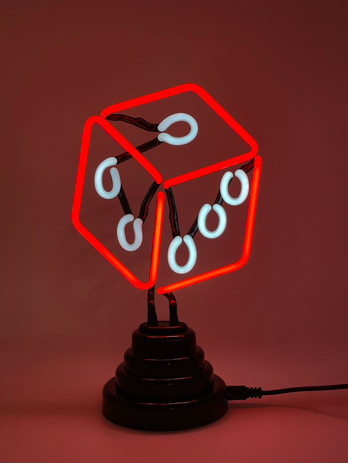 Neon Sign Stand "Dice"