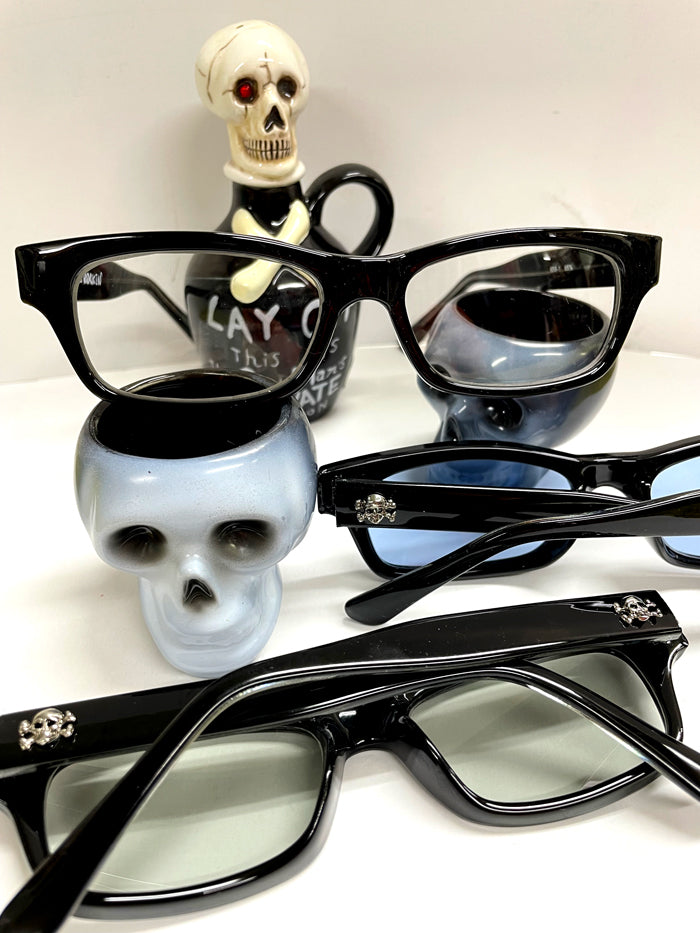 Skull sunglasses sales