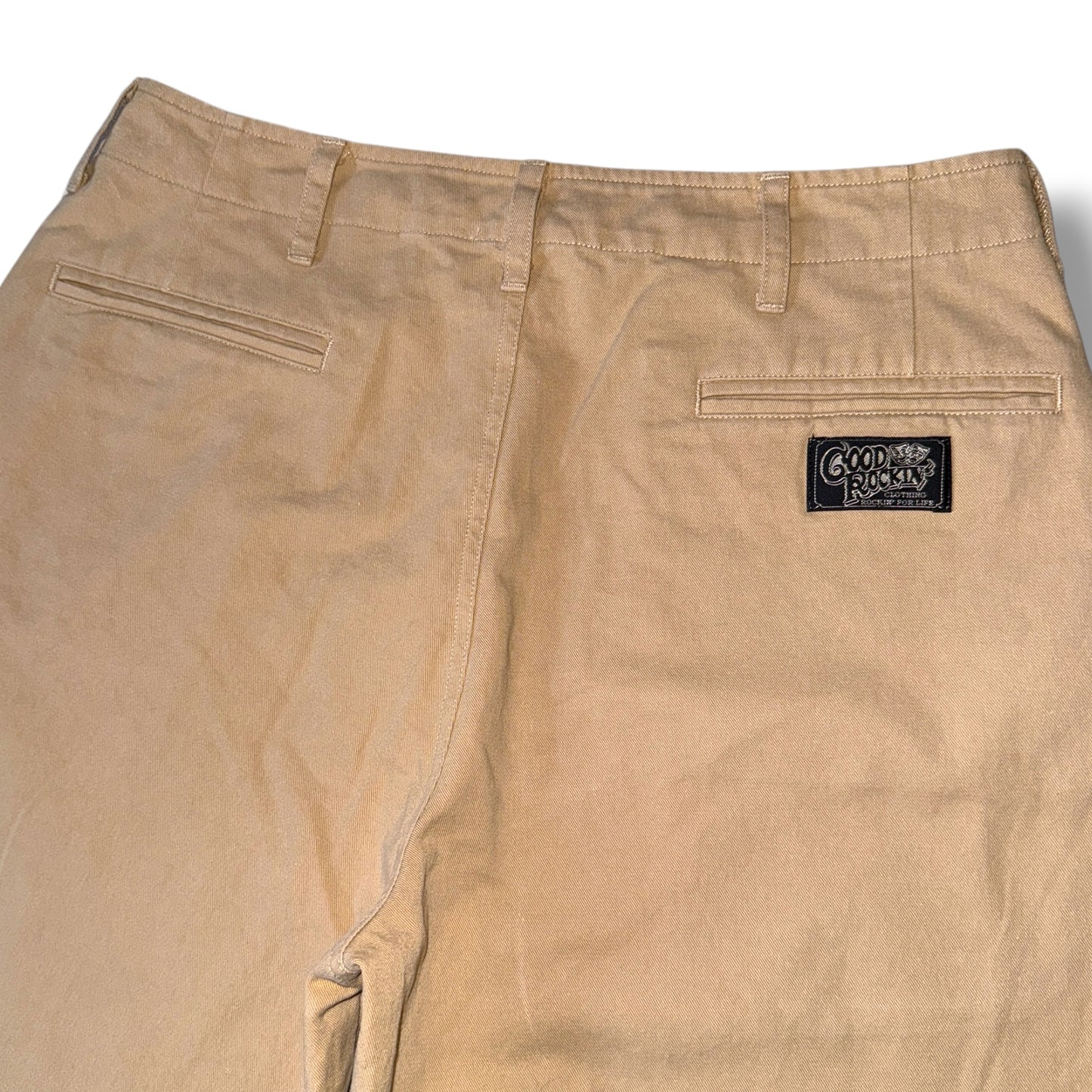 GRP-060*1940styleノープリーツコットントラウザーズ