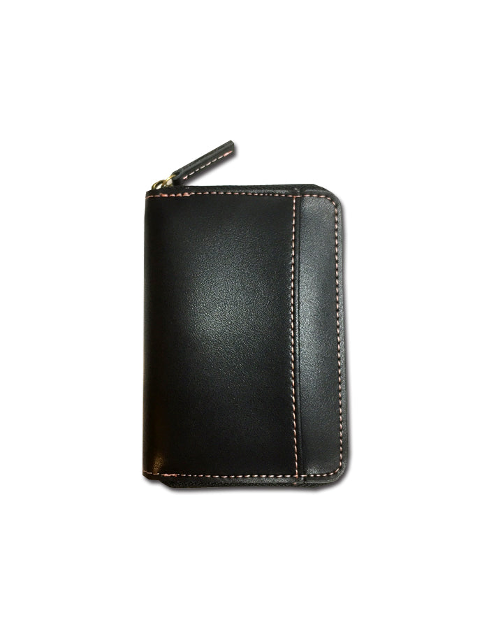 Leather Long Wallet "f HOLE&amp;DIA" Copy Leather Mini Round Zip Wallet "f Hole"/Leather Mini Round Zip Wallet "f Hole"