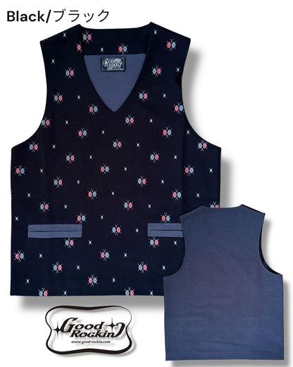 Vintage style  PULL OVER VEST「Argyle」/ヴィンテージスタイルプルオーバーベスト「アーガイル」