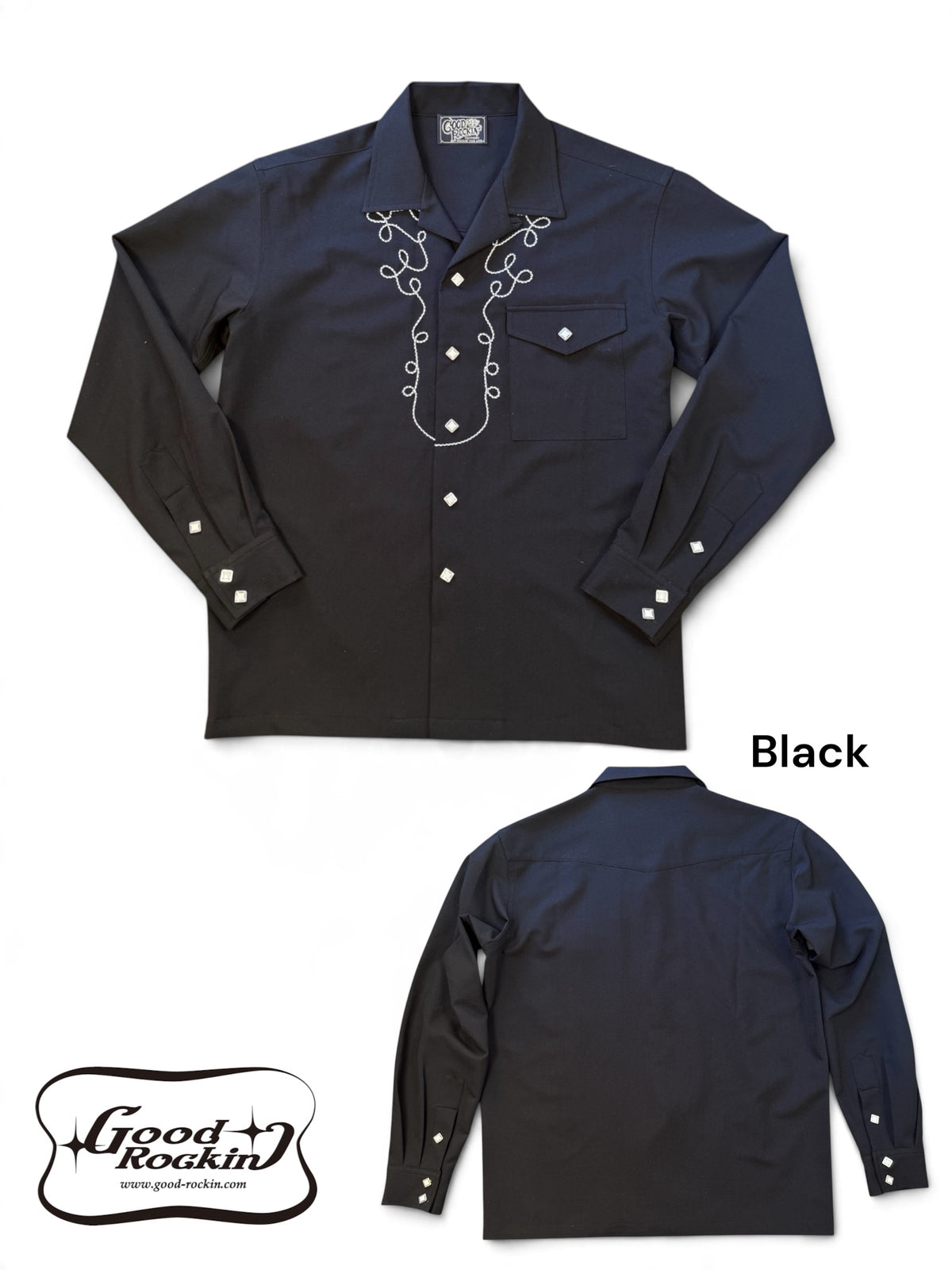 ＊ご予約受付中 Vintage cowboy style open  shirt /ヴィンテージカウボーイスタイルオープンシャツ