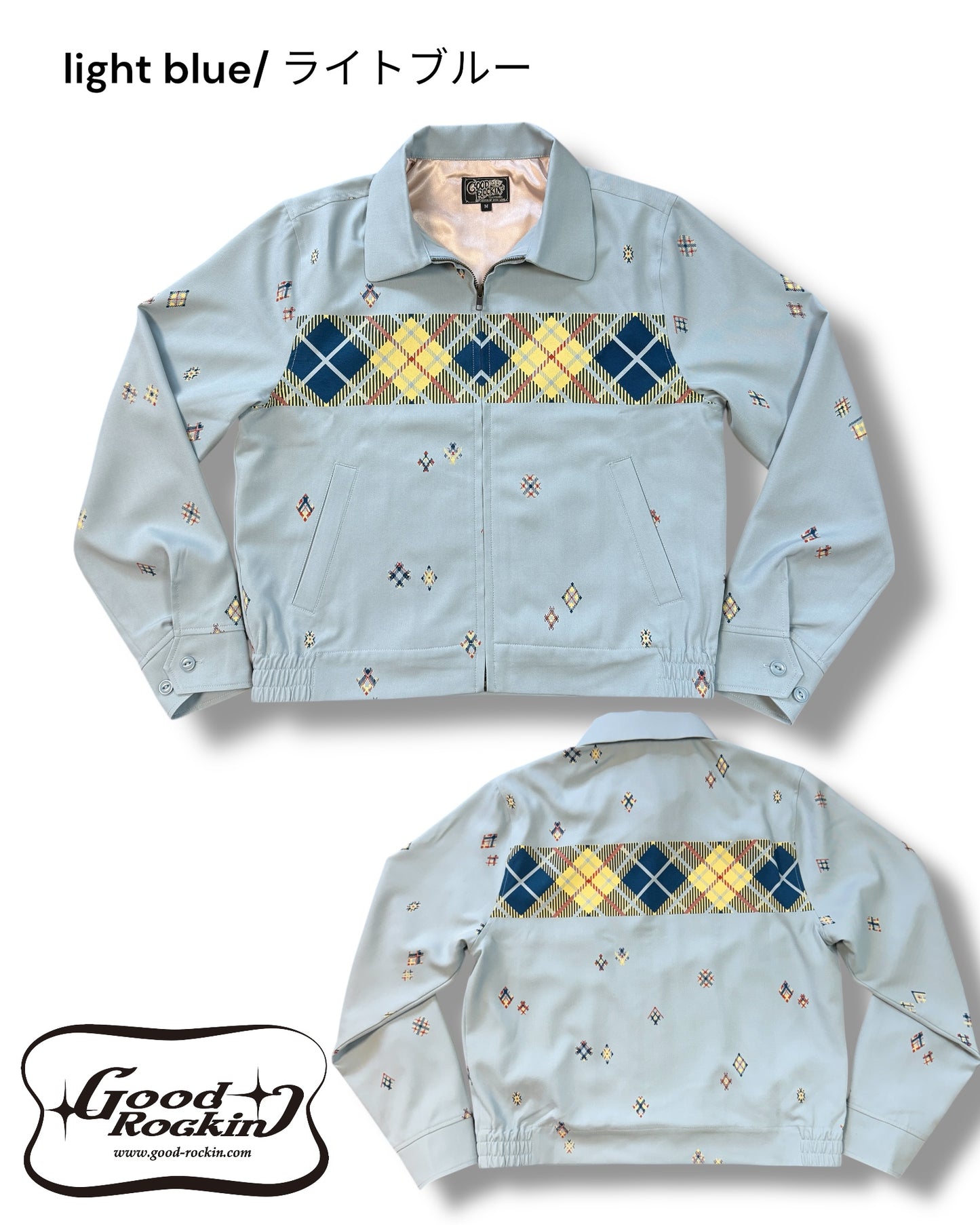 Vintage style Jacket "Argyle " /ヴィンテージスタイルブルゾン"アーガイル"
