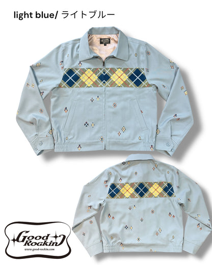 Vintage style Jacket "Argyle " /ヴィンテージスタイルブルゾン"アーガイル"
