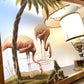 Midcentury Style Deco Mirror・Small "Flamingo"/ウォールデコスモールミラー"フラミンゴ"