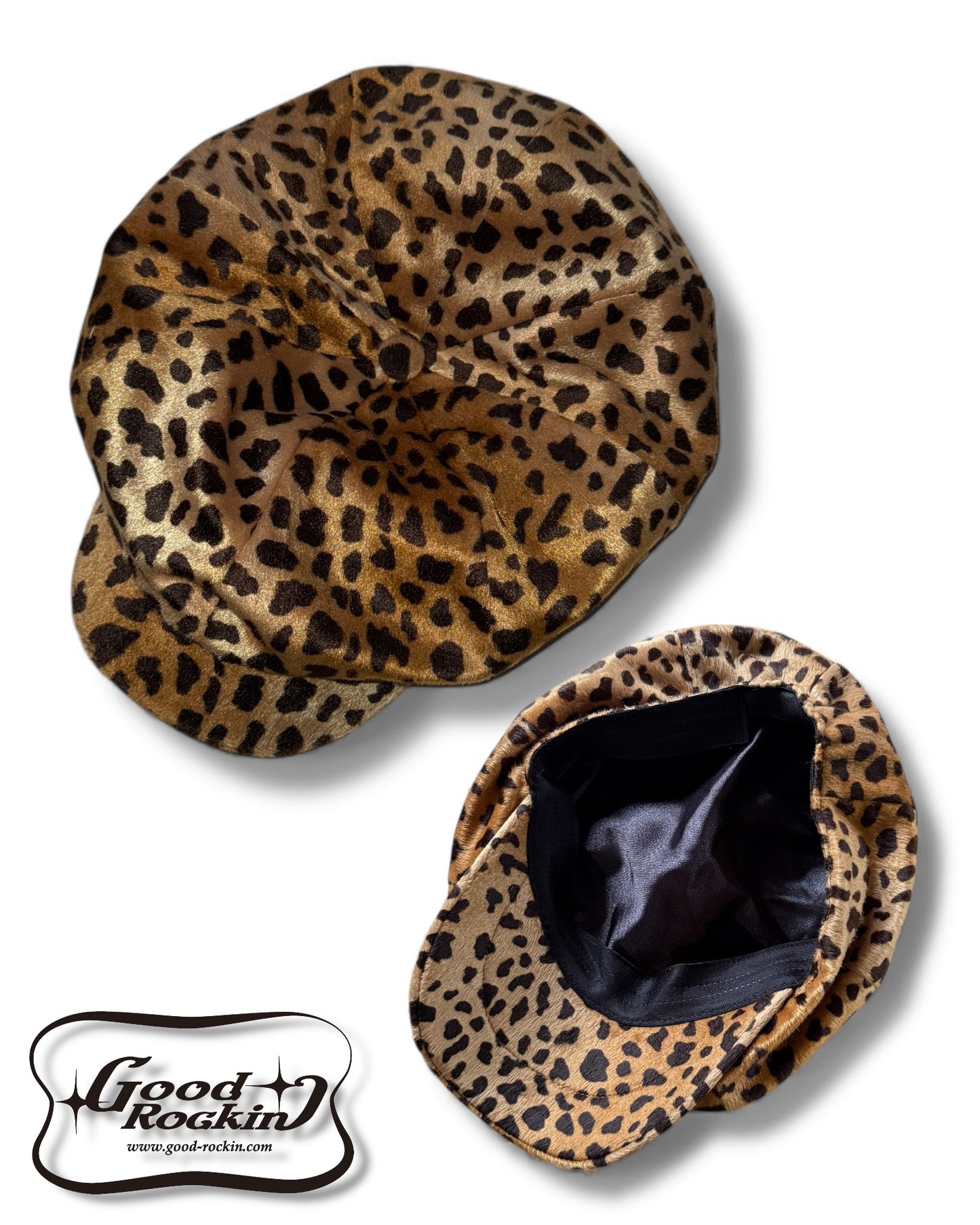 Casquette "Leopard "/レオパードファーキャスケット