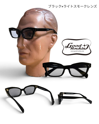 Cheating Lounge Glasses "Square Fox II, Habana Gray" / Acetate glasses "Square Fox II, Havana Gray"
