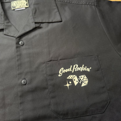 Short Sleeve open collar Shirts "ROCKIN' CASINO"/オープンカラーワークシャツ"ROCKIN' CASINO"