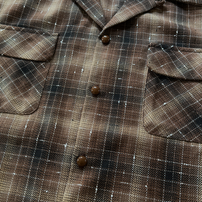 Long Sleeve Print Shirt "Harlequin Mask"/Vintage Style Print Shirt "Harlequin Mask"