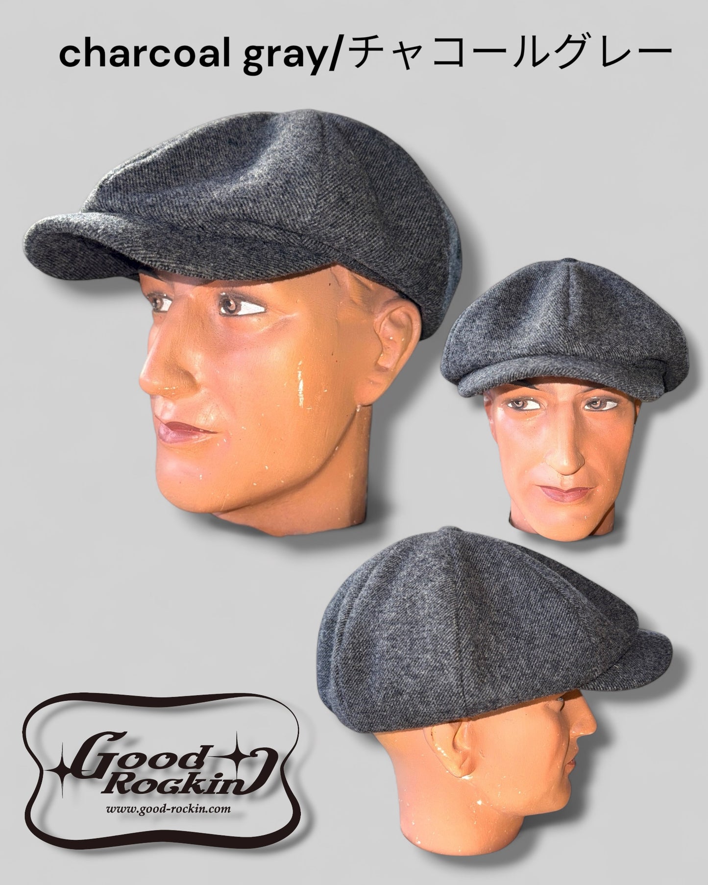 Casquette "Vintage Style "/ヴィンテージスタイルミックスツィードキャスケット