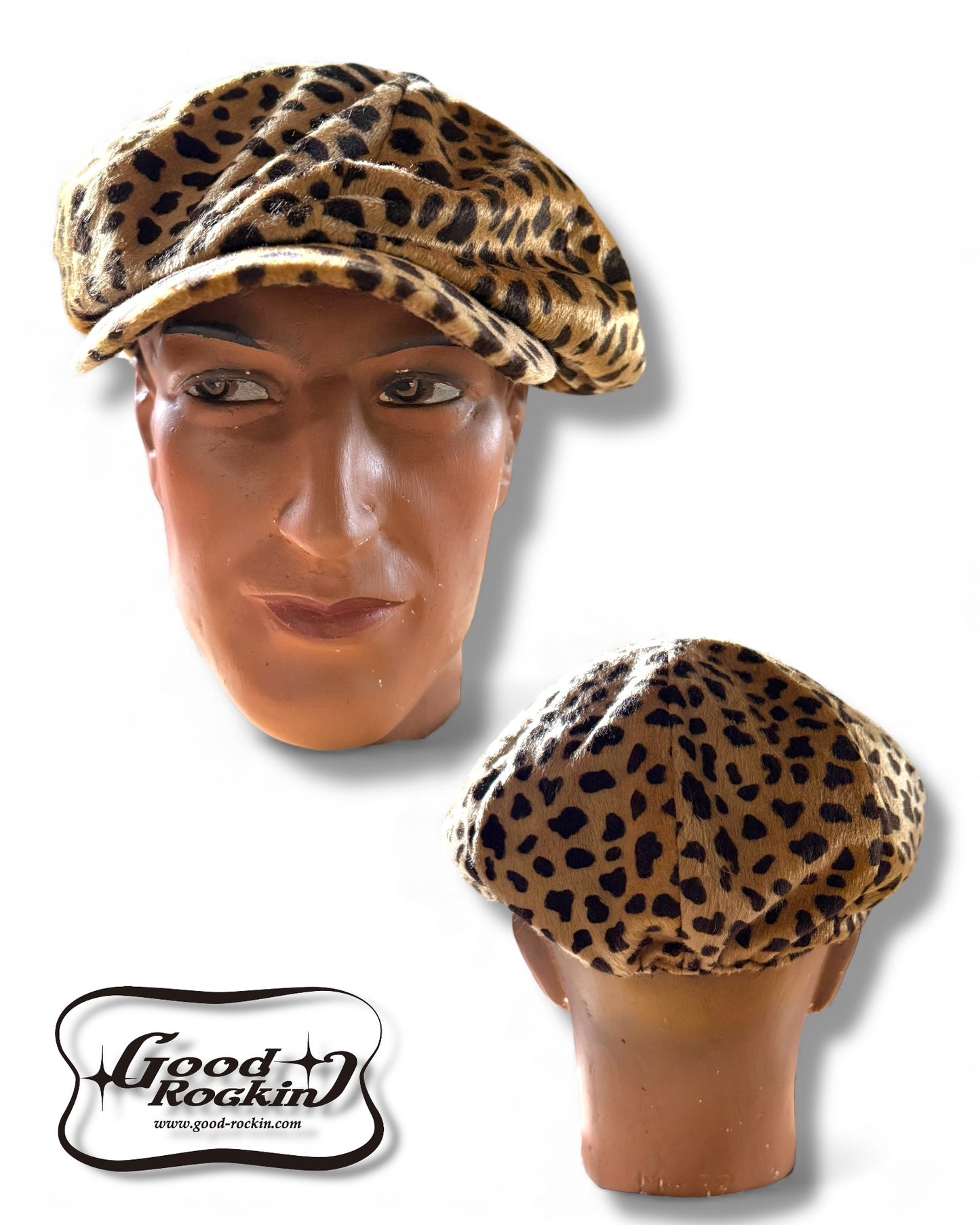 Casquette "Leopard "/レオパードファーキャスケット