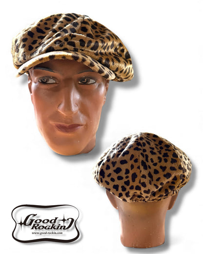 Casquette "Leopard "/レオパードファーキャスケット