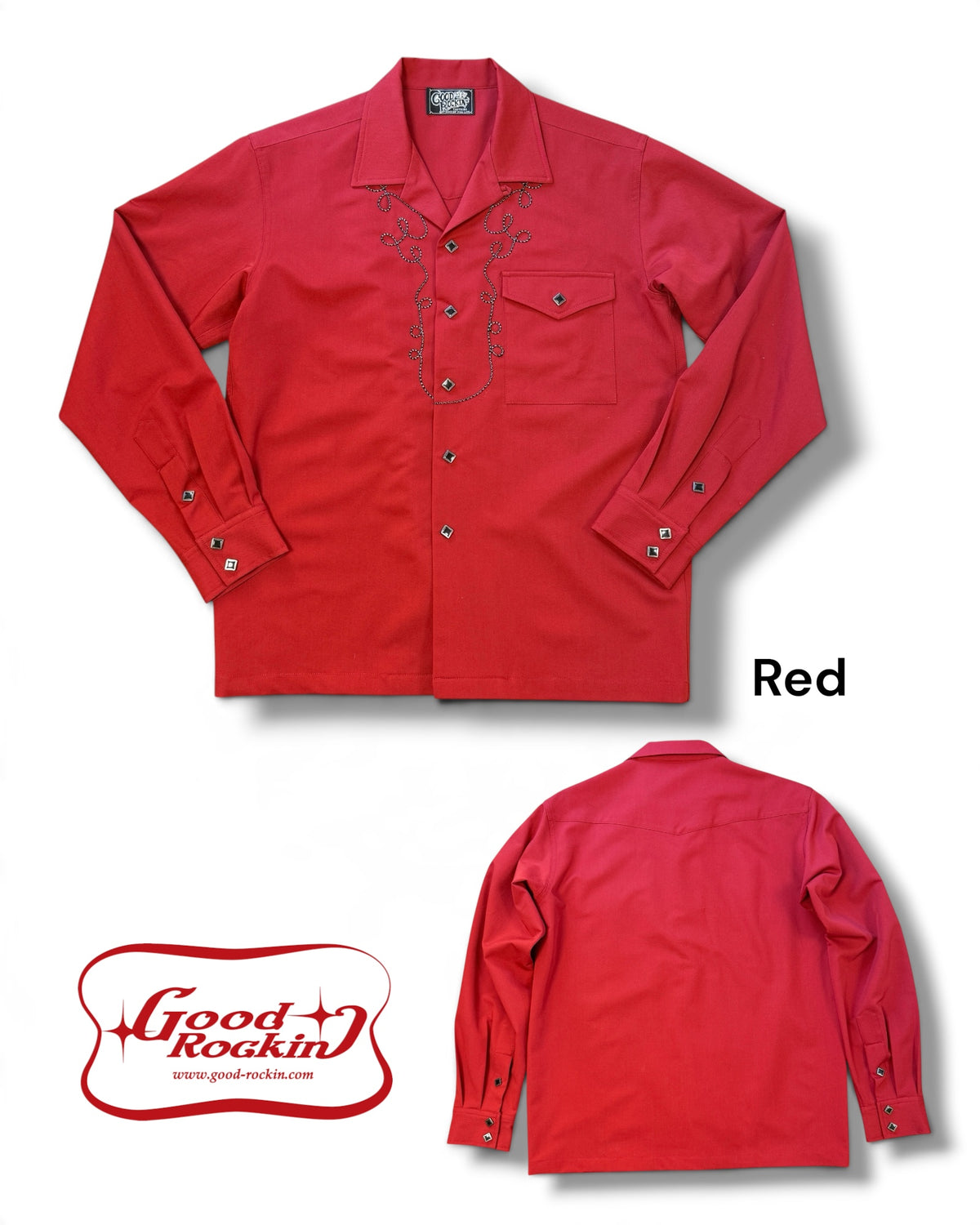 ＊ご予約受付中 Vintage cowboy style open  shirt /ヴィンテージカウボーイスタイルオープンシャツ