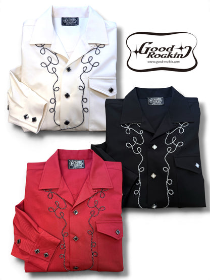 ＊ご予約受付中 Vintage cowboy style open  shirt /ヴィンテージカウボーイスタイルオープンシャツ