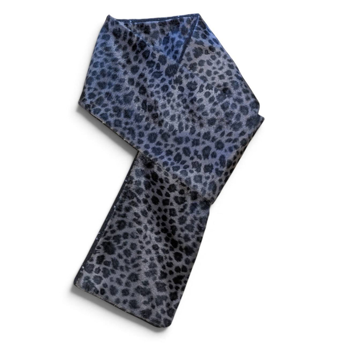 Reversible Muffler“Leo & Black nep”/ リバーシブルマフラー“レオパード＆ブラックネップ”