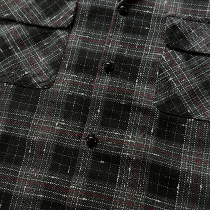 Long Sleeve Print Shirt "Harlequin Mask"/Vintage Style Print Shirt "Harlequin Mask"