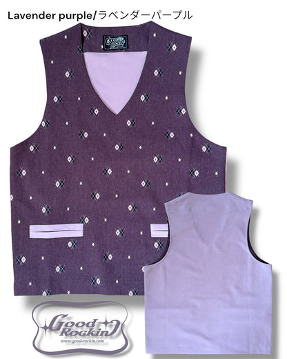 Vintage style  PULL OVER VEST「Argyle」/ヴィンテージスタイルプルオーバーベスト「アーガイル」