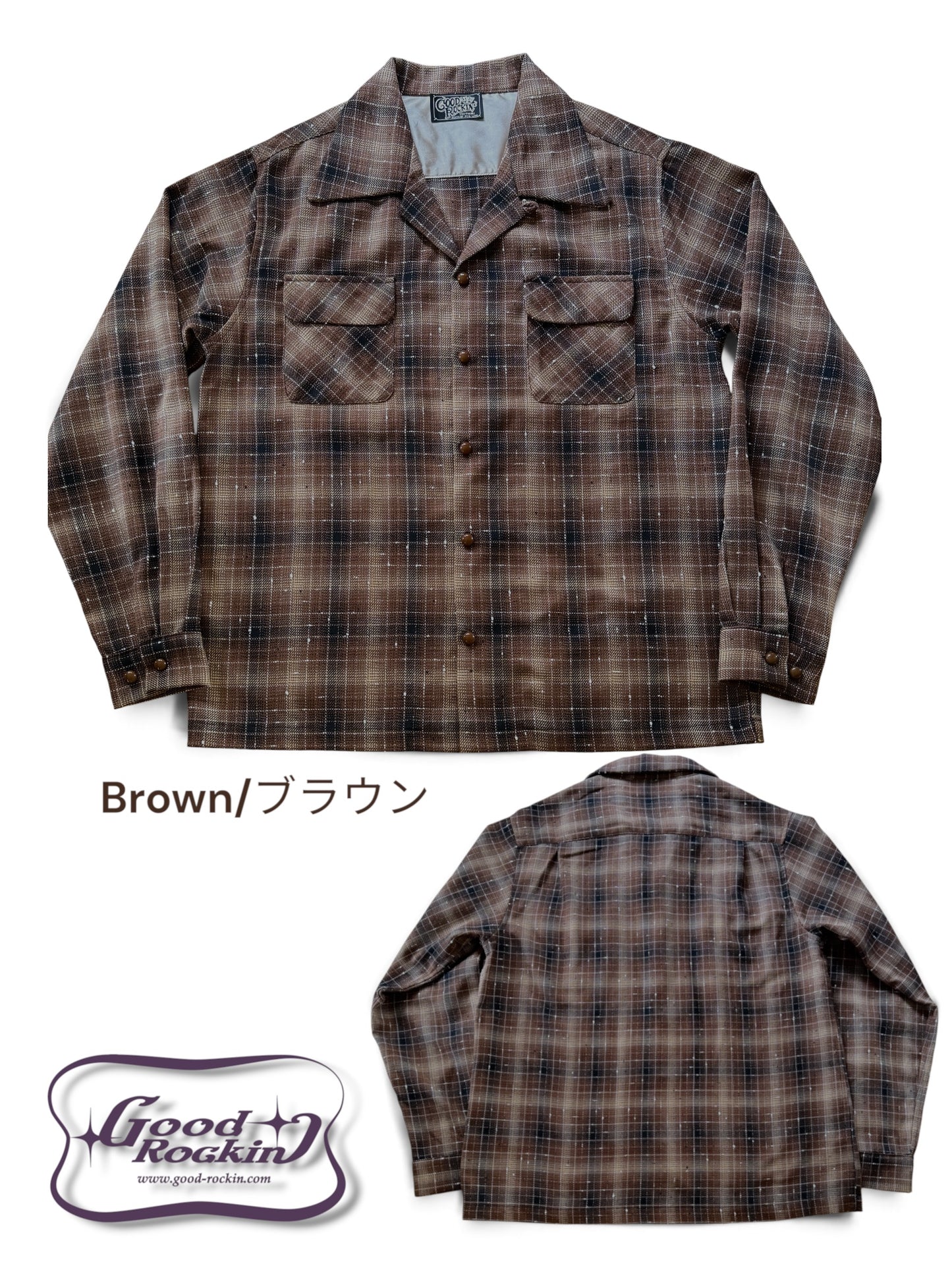 Long Sleeve Print Shirt "Harlequin Mask"/Vintage Style Print Shirt "Harlequin Mask"