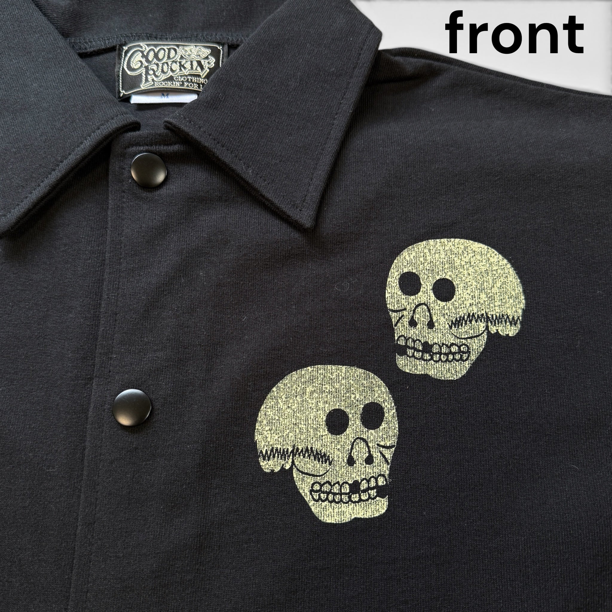 Cotton Coach Jacket「VINTAGE Skull&Snake」/コットンジャージコーチ