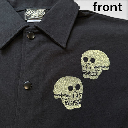 Cotton Coach Jacket「VINTAGE Skull&Snake」/コットンジャージコーチジャケット「VINTAGE Skull&Snake」