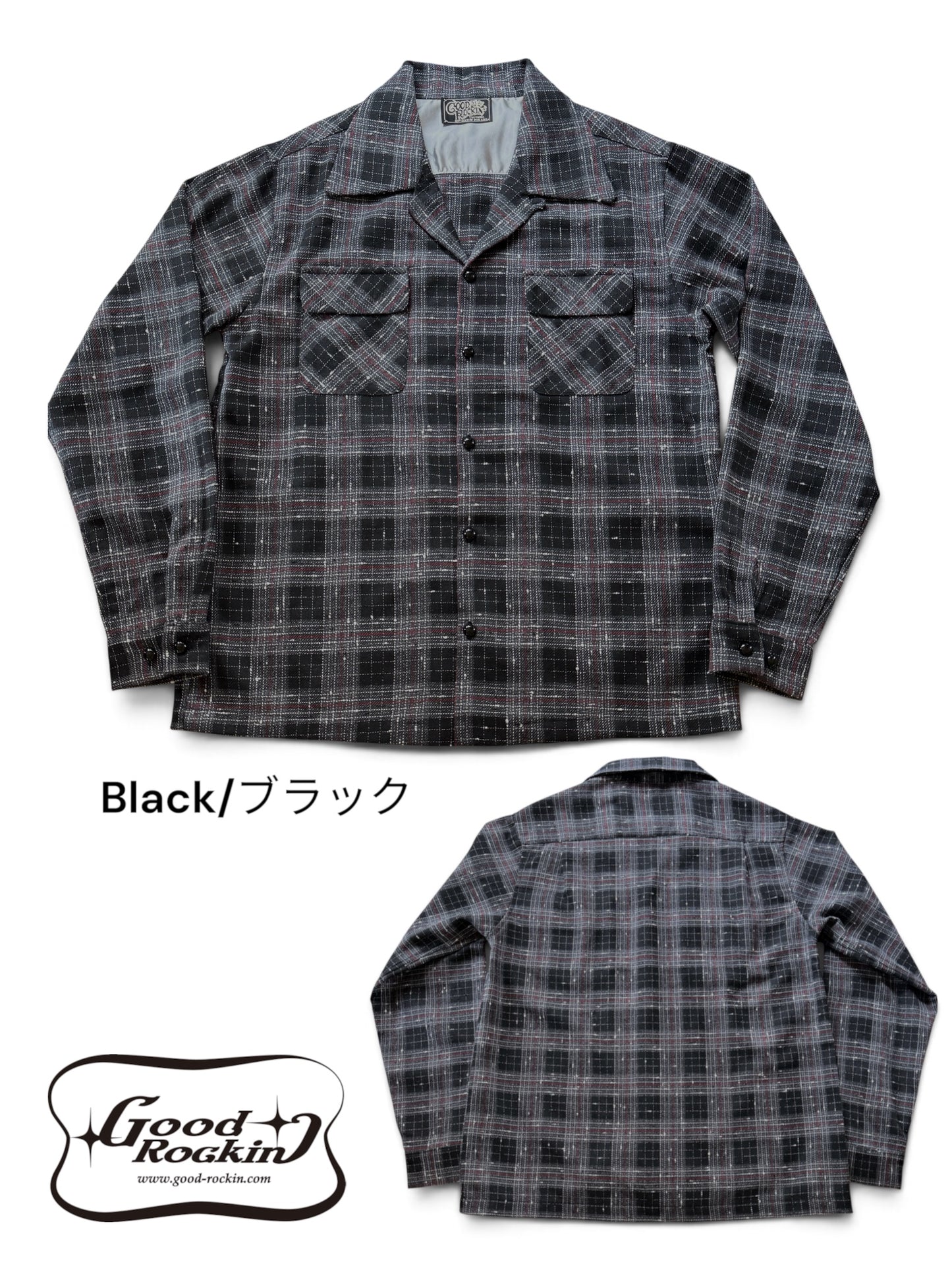 Long Sleeve Print Shirt "Harlequin Mask"/Vintage Style Print Shirt "Harlequin Mask"