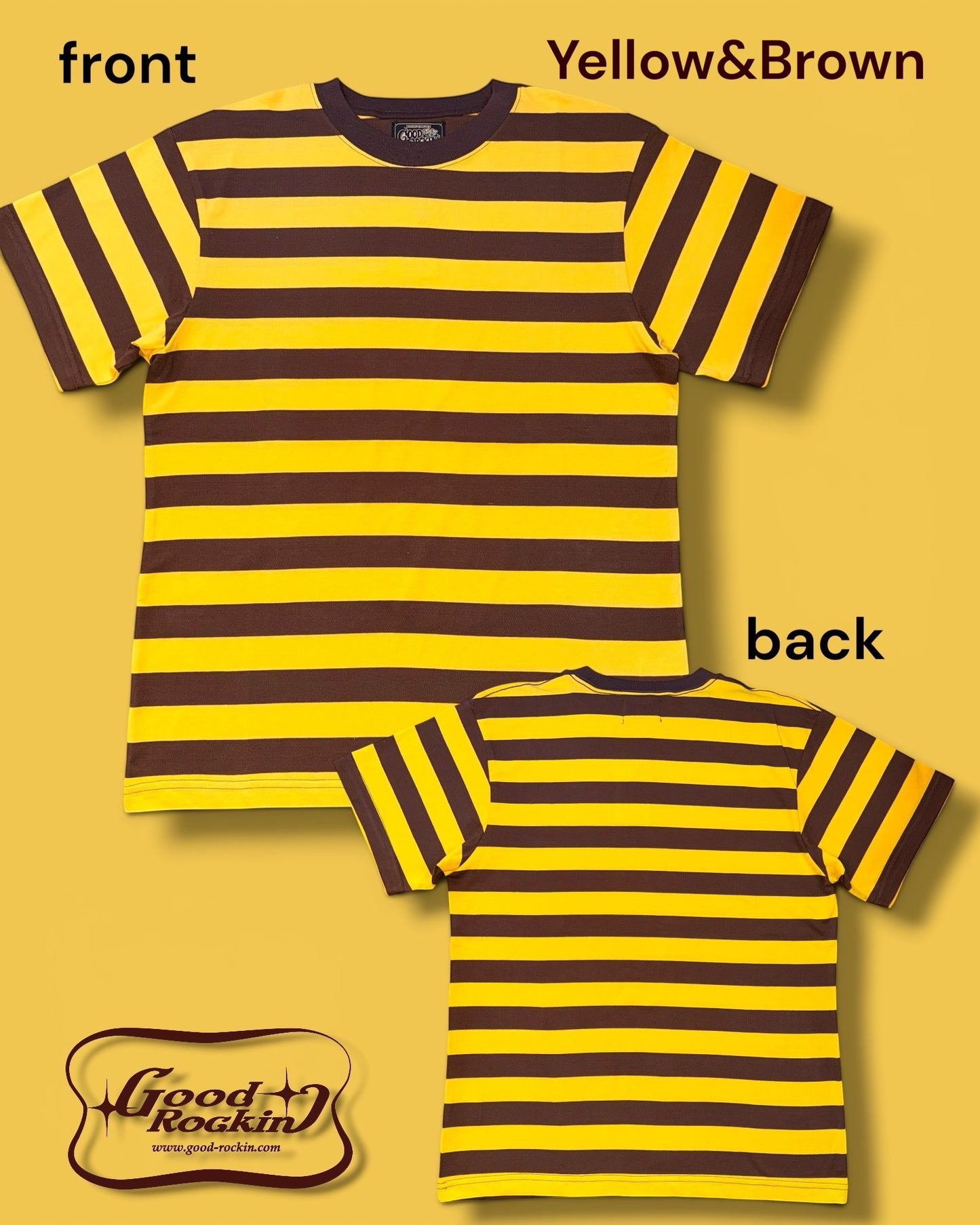 Short Sleeve Tee「Rockin' Stripe」/半袖Tシャツ「ロッキンストライプ」