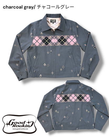 Vintage style Jacket "Argyle " /ヴィンテージスタイルブルゾン"アーガイル"