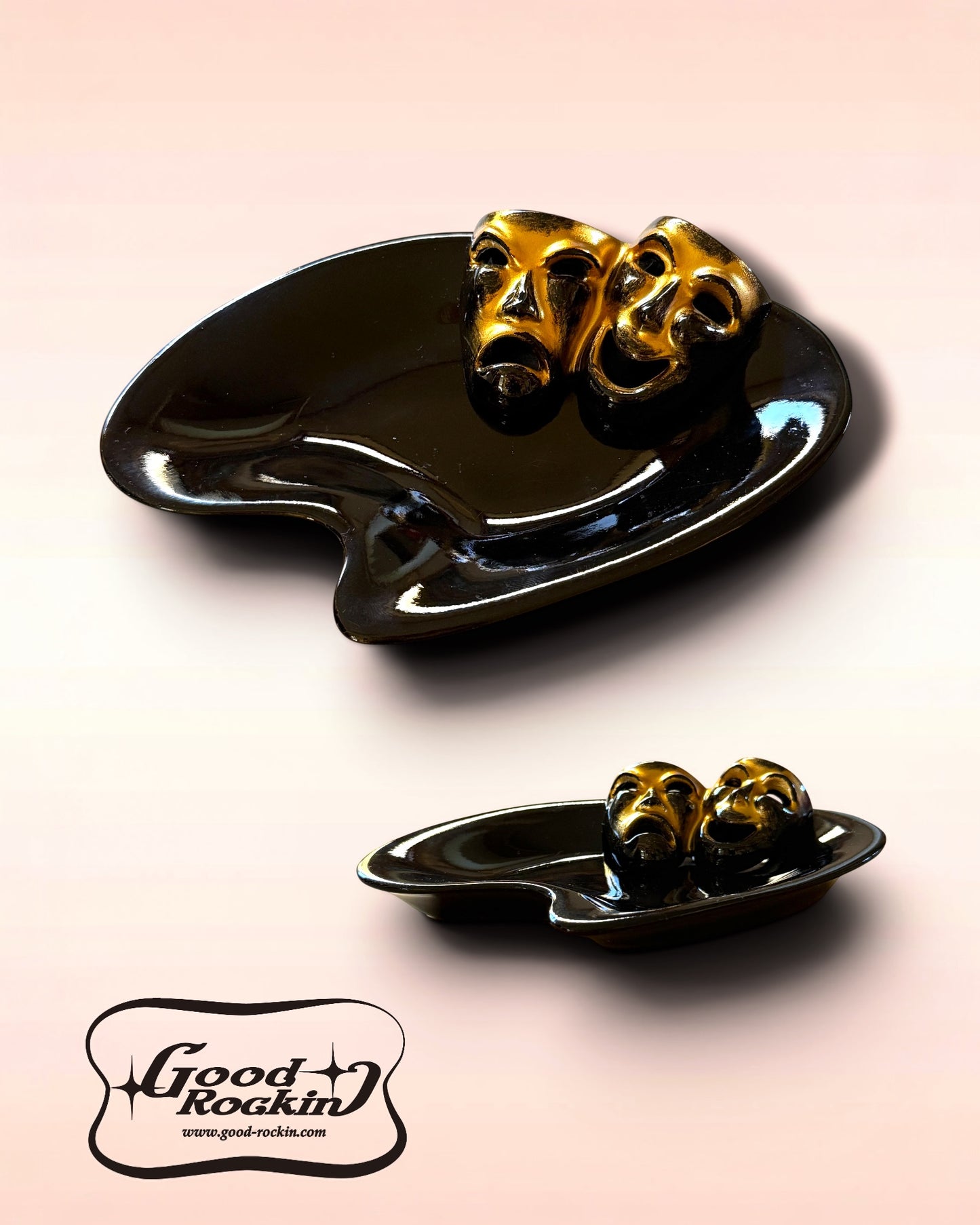 Midcentury style mini kidney tray "two face"/1950sスタイルミニキドニートレイ"ツーフェイス"