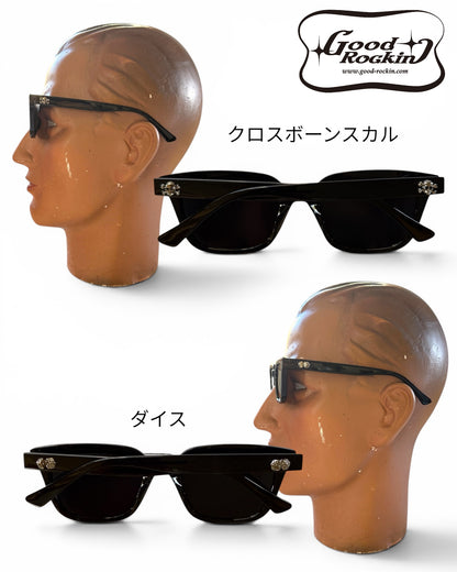 Wellington model Sunglasses Ⅱ"SKULL＆DICE"/ウェリントンモデルサングラス2・スカル＆ダイス