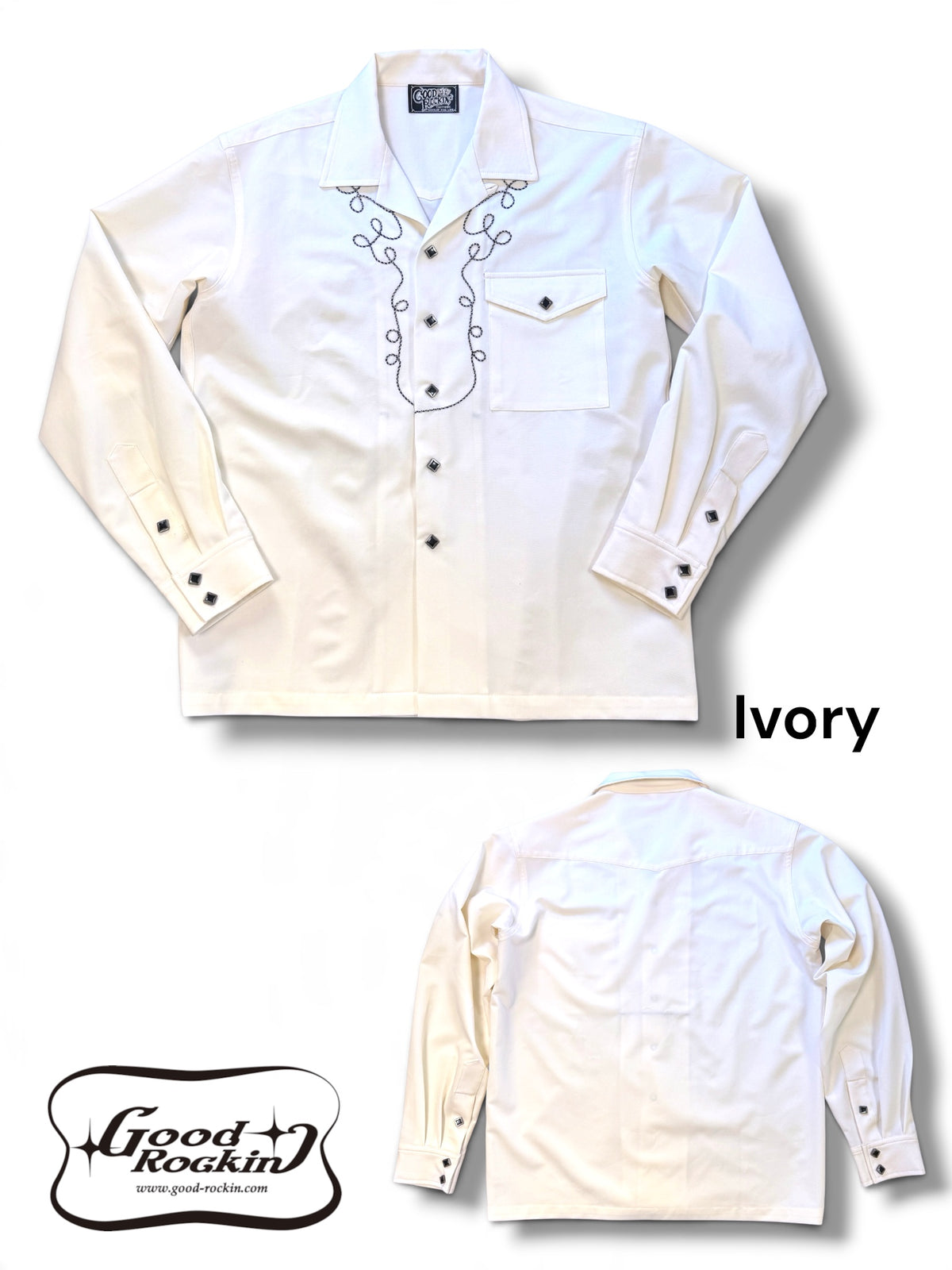 ＊ご予約受付中 Vintage cowboy style open  shirt /ヴィンテージカウボーイスタイルオープンシャツ