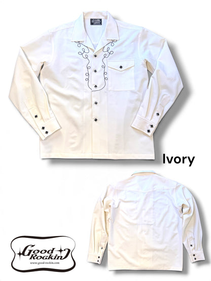 ＊ご予約受付中 Vintage cowboy style open  shirt /ヴィンテージカウボーイスタイルオープンシャツ