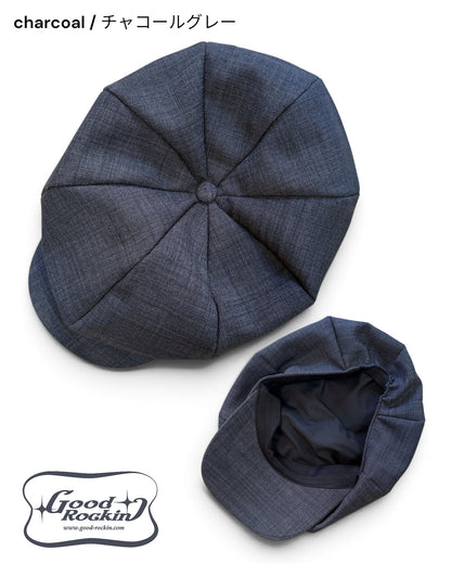 CasquetteⅡ "Vintage Style "/ヴィンテージスタイルシャンブレーカスリ織キャスケット2