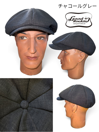 CasquetteⅡ "Vintage Style "/ヴィンテージスタイルシャンブレーカスリ織キャスケット2