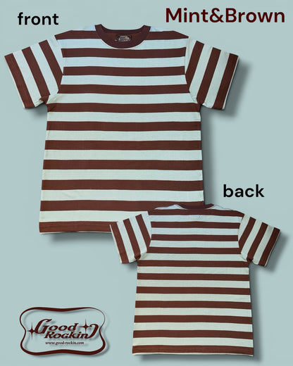 Short Sleeve Tee「Rockin' Stripe」/半袖Tシャツ「ロッキンストライプ」