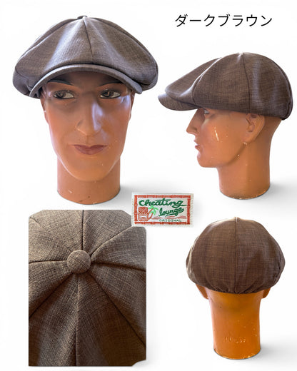 Casquette "Vintage Style "/ヴィンテージスタイルシャンブレーカスリ織キャスケット