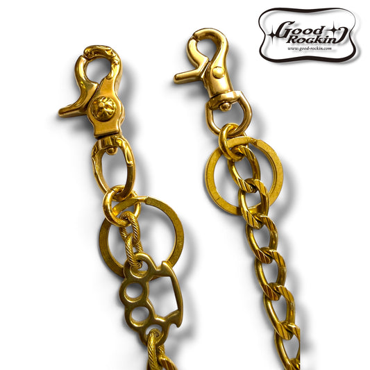 Brass Wallet Chain "Brass knuckles"/ブラスウォレットチェーン"メリケンサック"