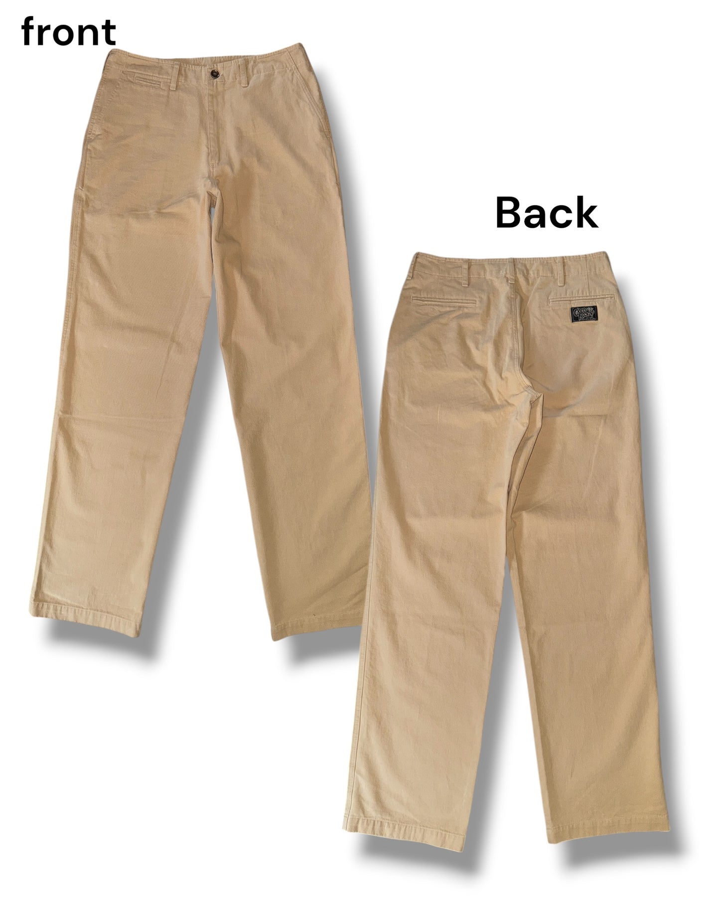 GRP-060*1940styleノープリーツコットントラウザーズ