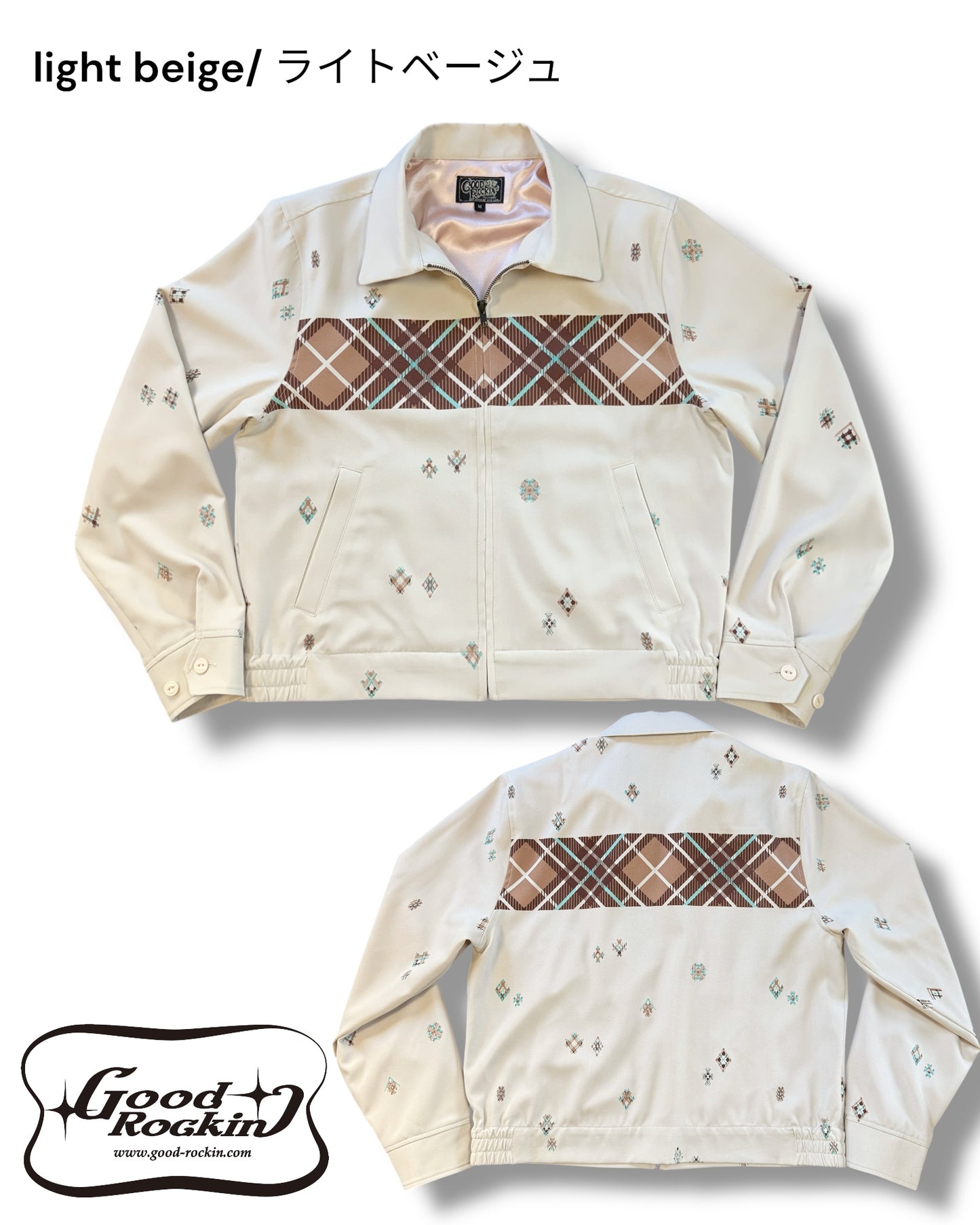 Vintage style Jacket "Argyle " /ヴィンテージスタイルブルゾン"アーガイル"