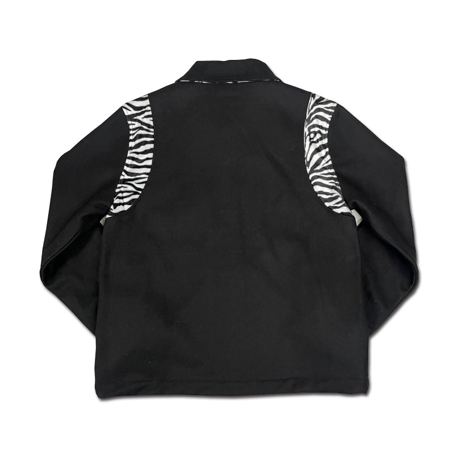 Black&amp;Zebra Melton Car Coat