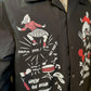 Long Sleeve open collar Shirts "Hep Cats"Black/長袖オープンカラーシャツ"ヘップキャッツ"ブラック