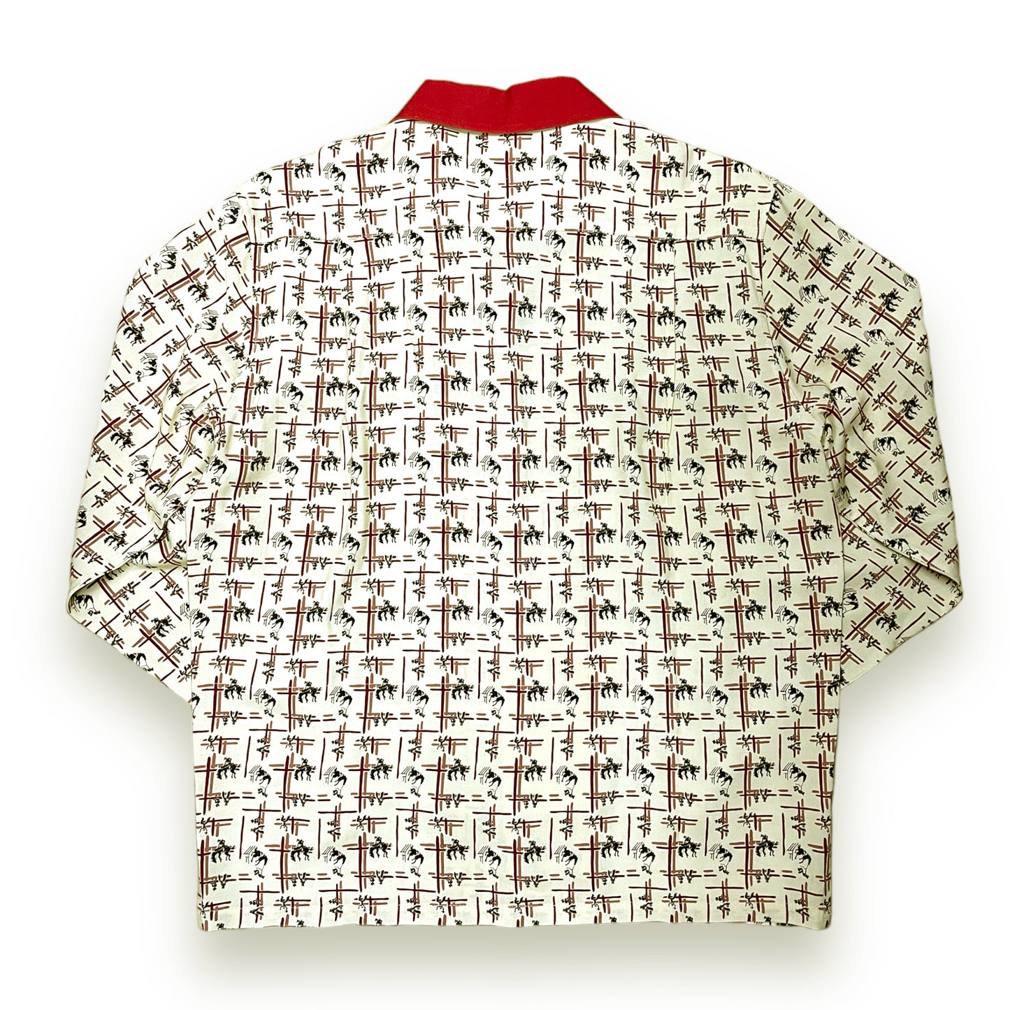 Long Sleeve Rayon Print Shirt「RODEO」/長袖レーヨンプリントシャツ「ロデオ」